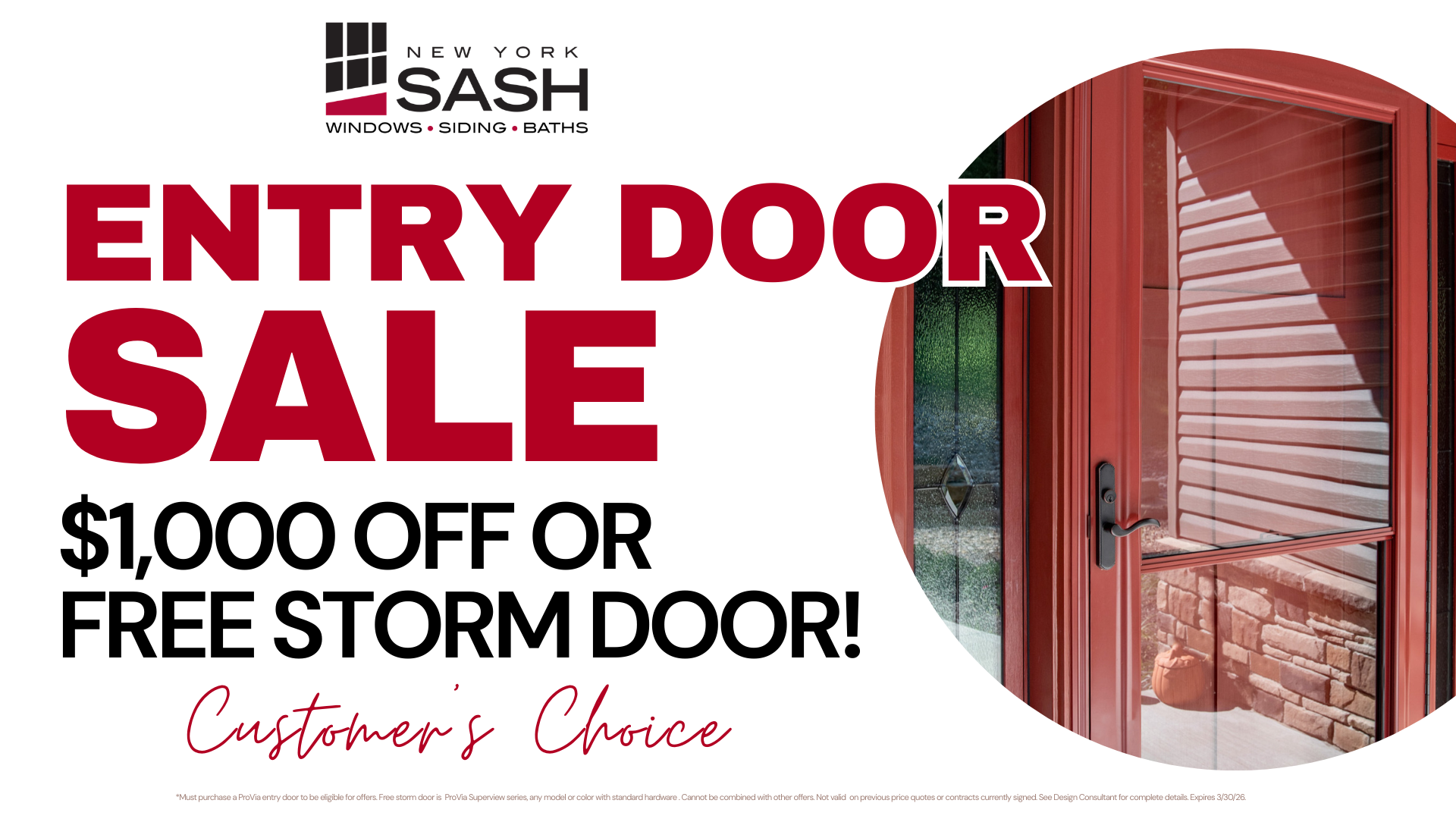 March Door Sale