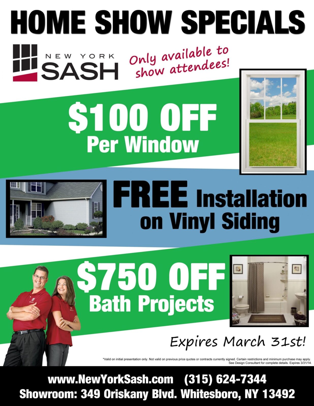 Syracuse Home & Garden Show New York Sash
