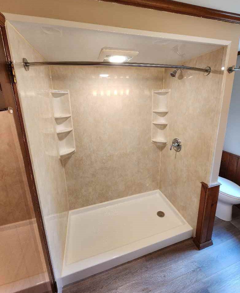 Finished Walk-In Shower